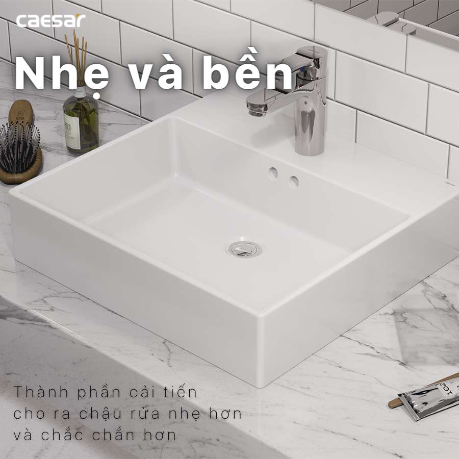 Chậu lavabo đặt bàn Caesar LF5263
