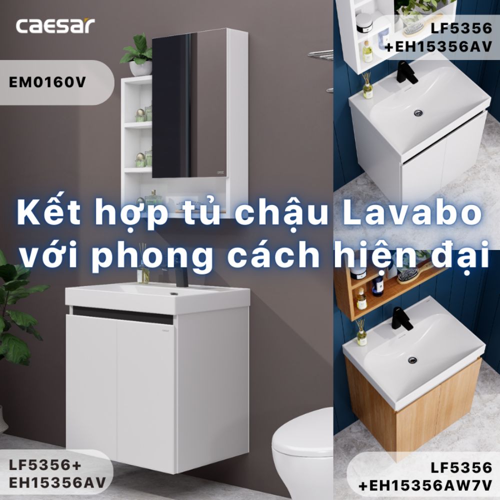 Chậu rửa lavabo đặt bàn Caesar LF5356