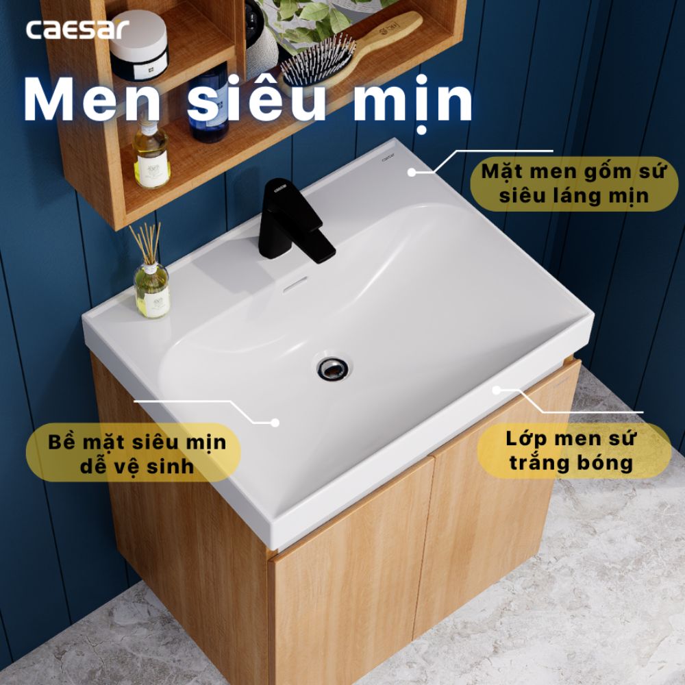 Chậu rửa lavabo đặt bàn Caesar LF5356