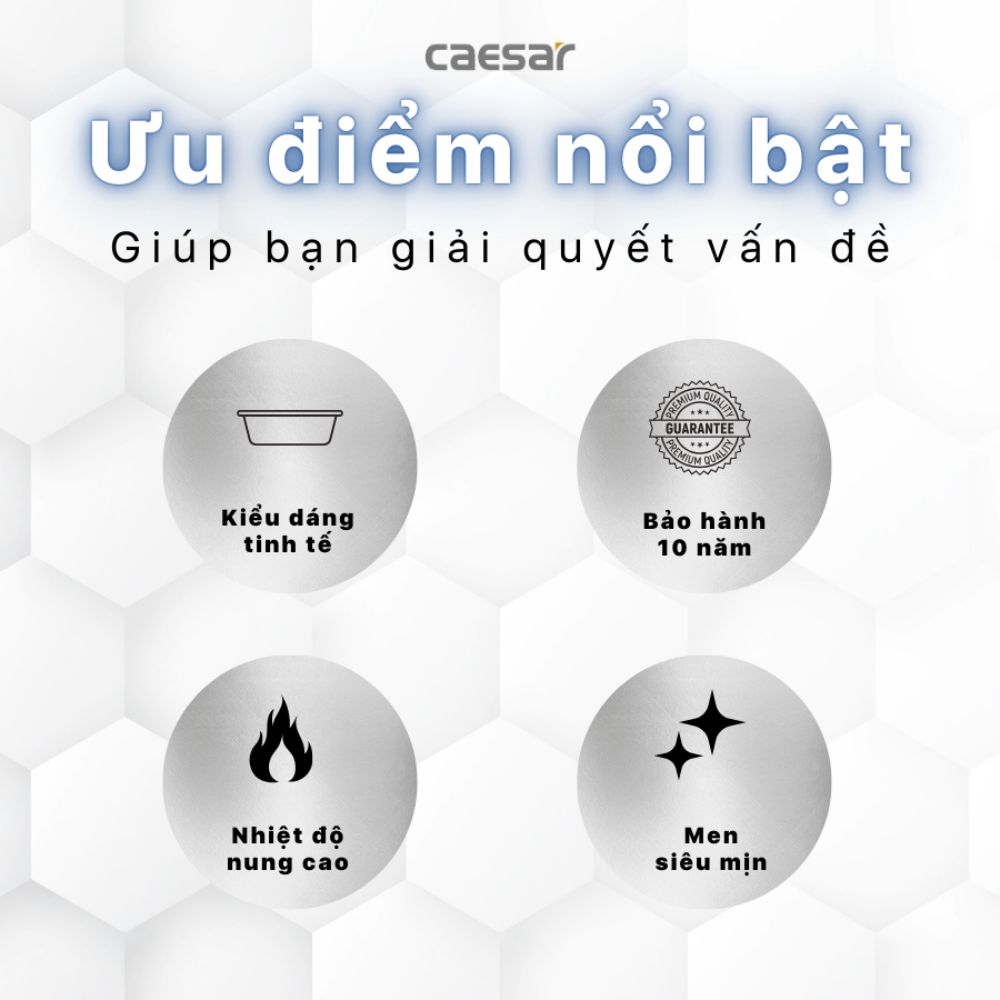 Chậu rửa lavabo đặt bàn Caesar LF5358