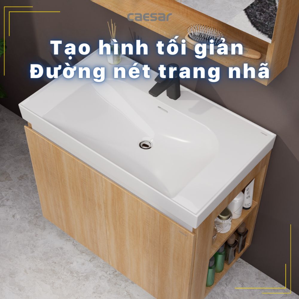 Chậu rửa lavabo đặt bàn Caesar LF5358