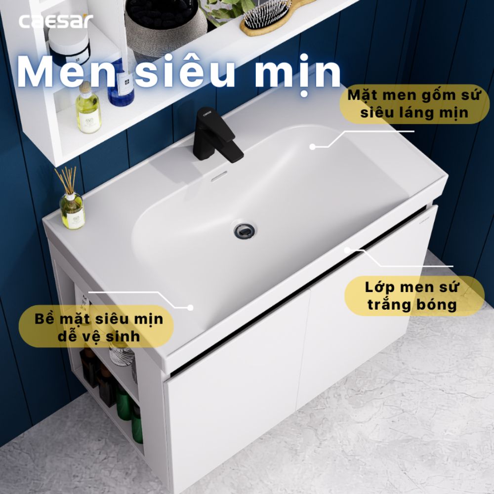 Chậu rửa lavabo đặt bàn Caesar LF5358