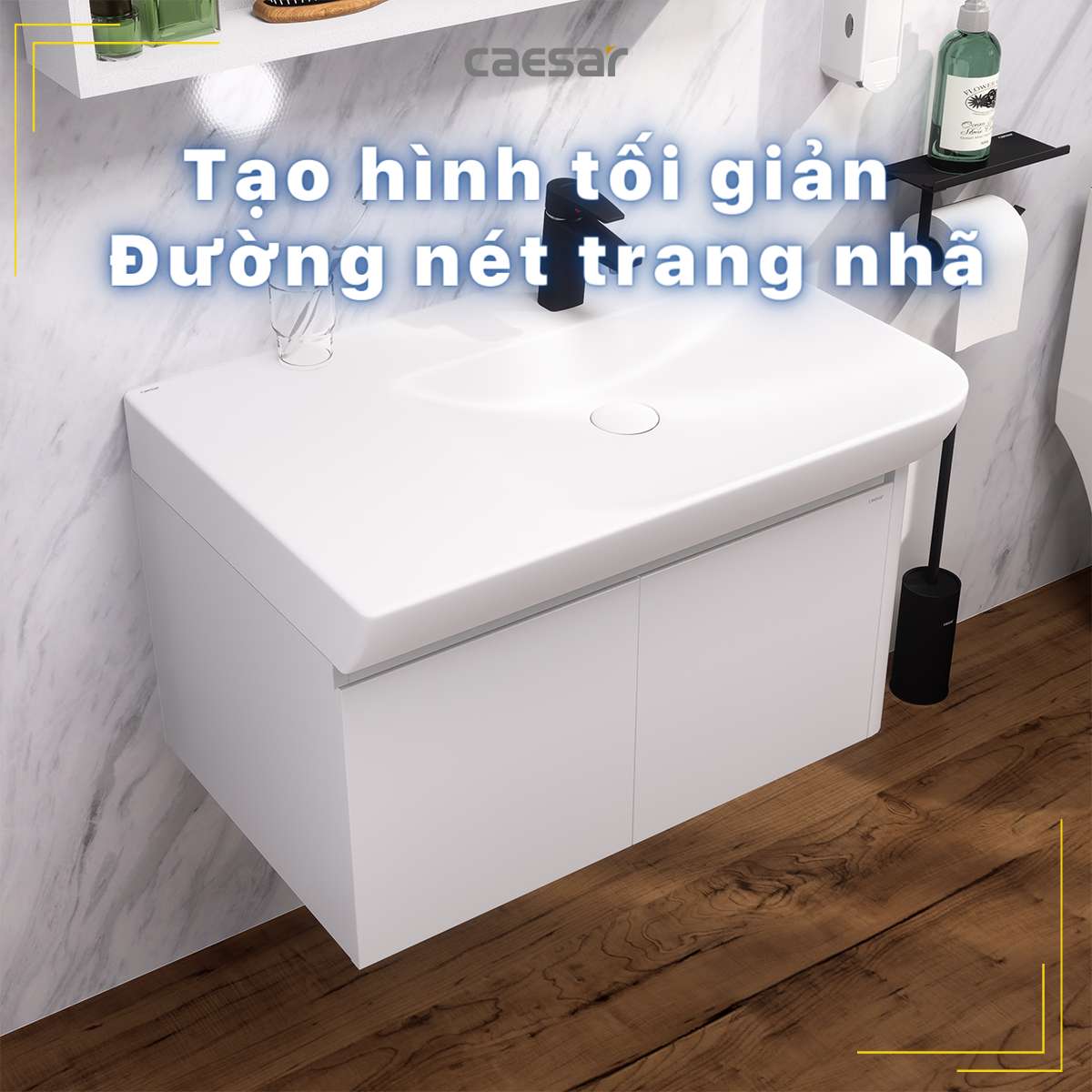 Chậu lavabo treo tường Caesar LF5374