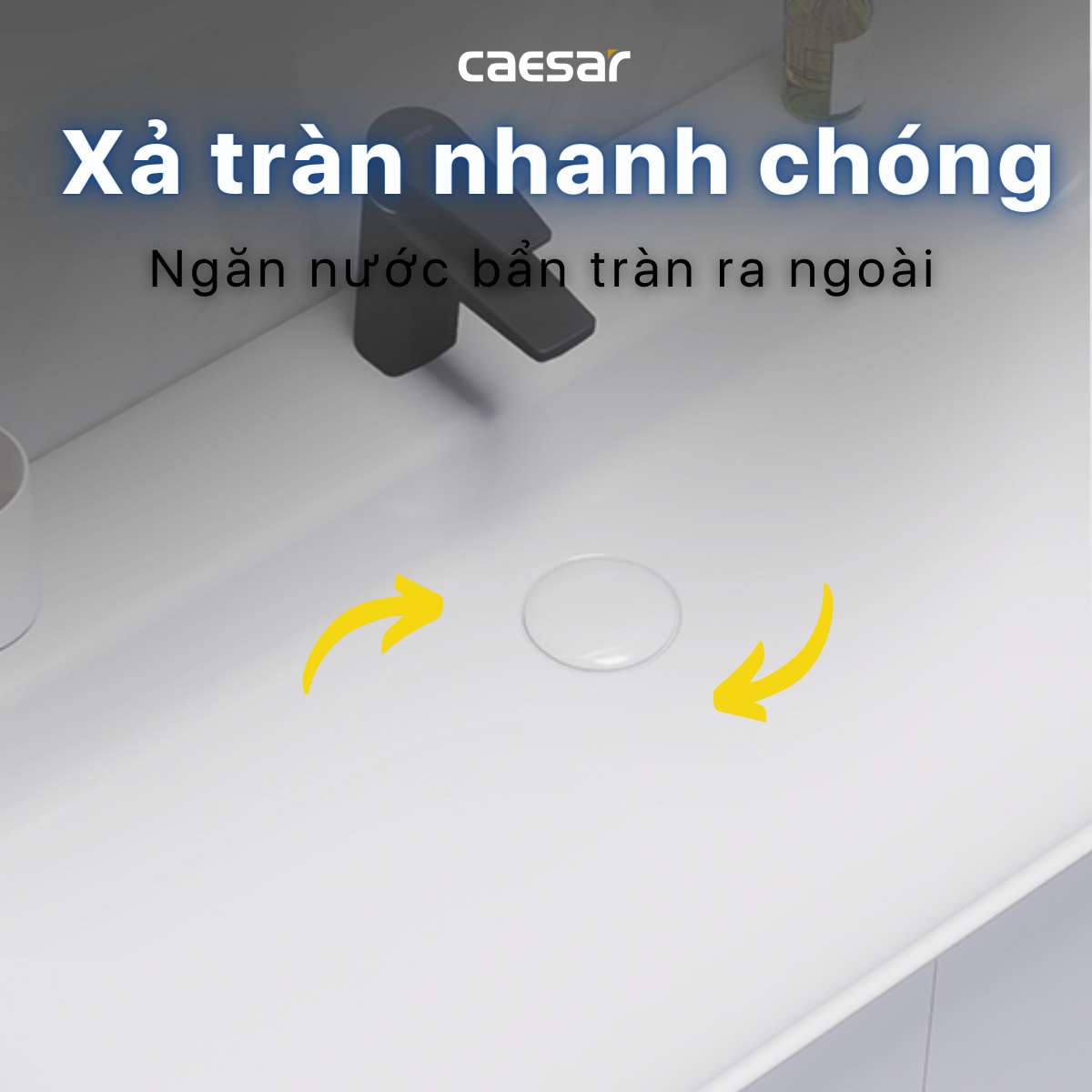 Chậu lavabo treo tường Caesar LF5376