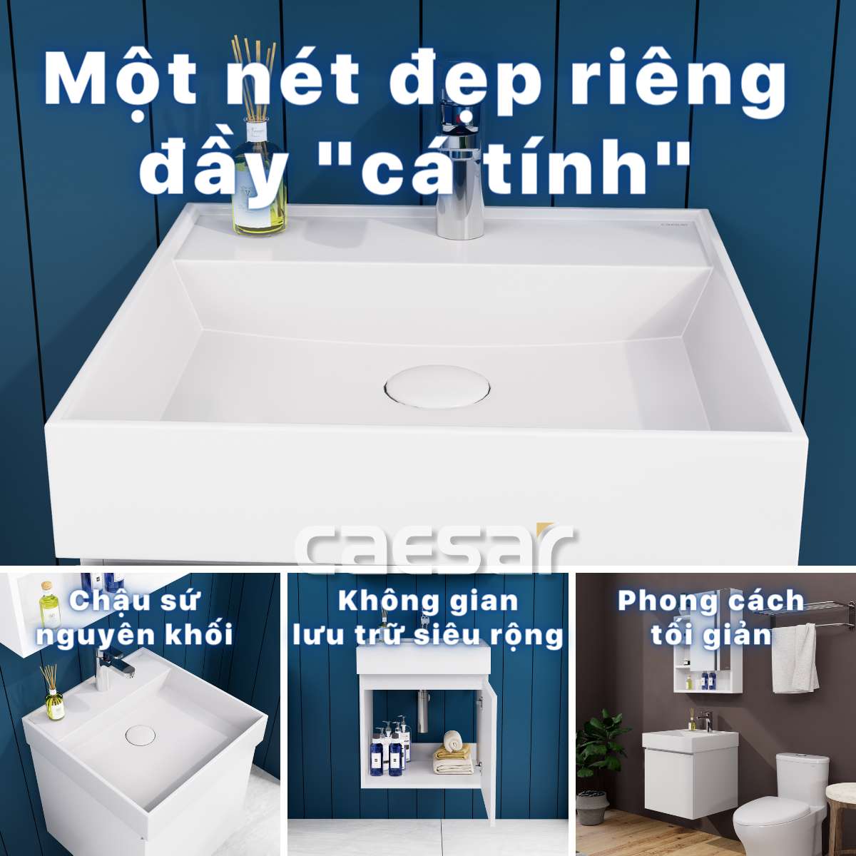 Chậu lavabo đặt bàn Caesar LF5380