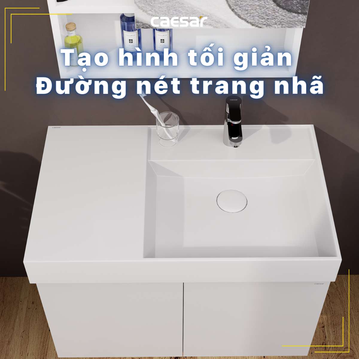 Chậu lavabo đặt bàn Caesar LF5384