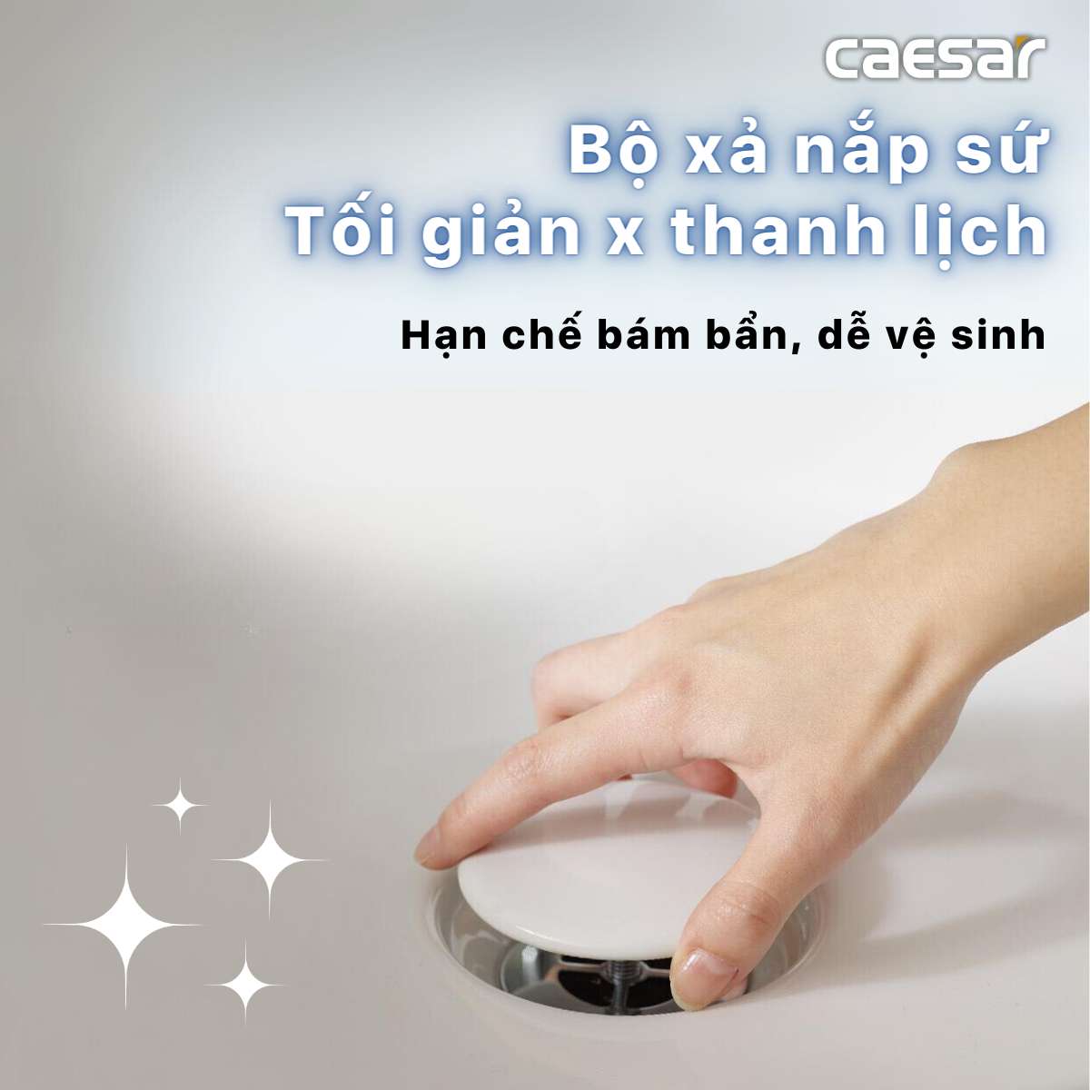 Chậu lavabo đặt bàn Caesar LF5386