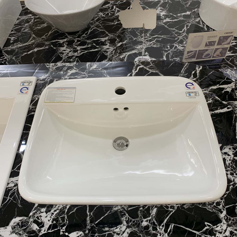 Chậu lavabo dương vành Caesar L5019