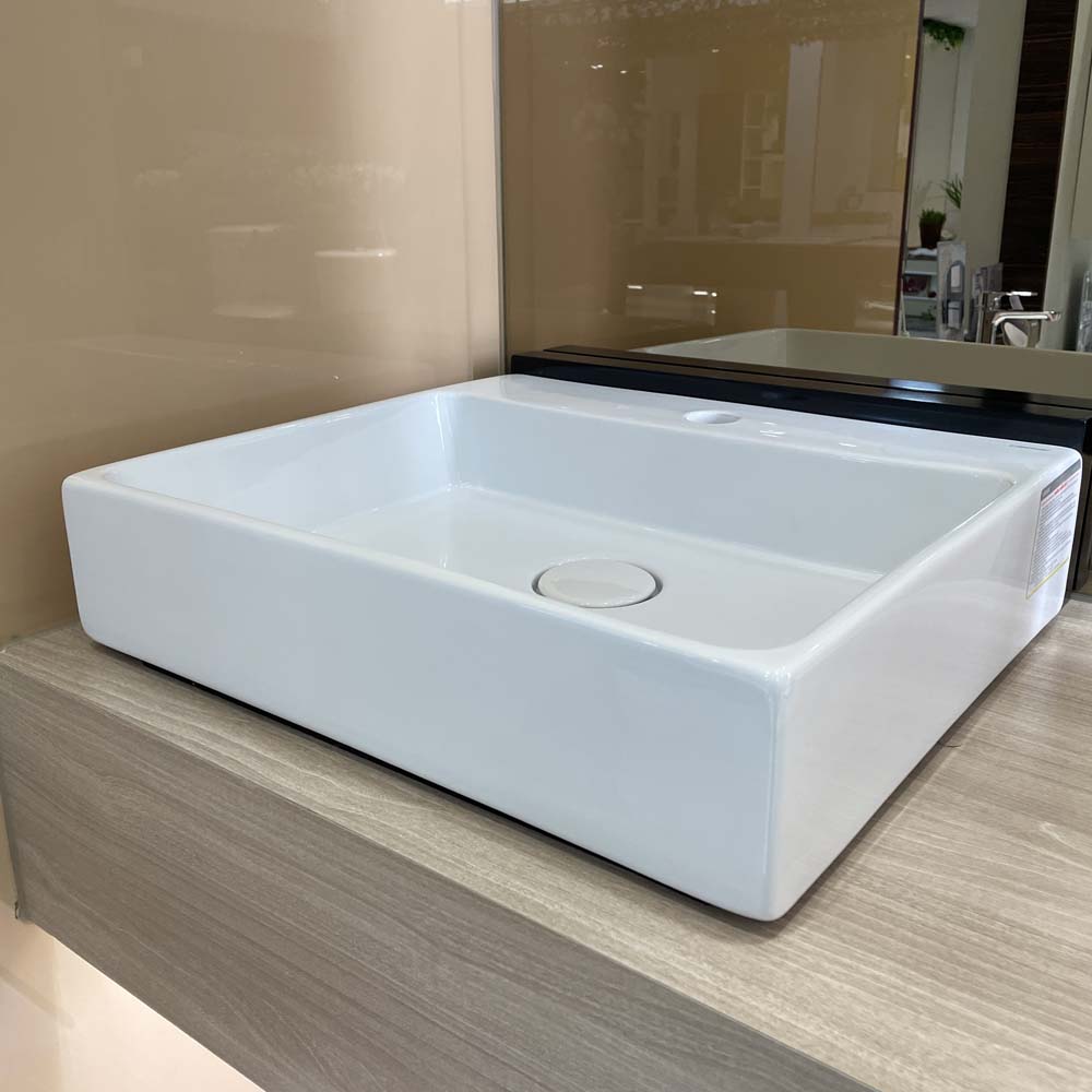 Chậu lavabo dương vành Caesar LF5017