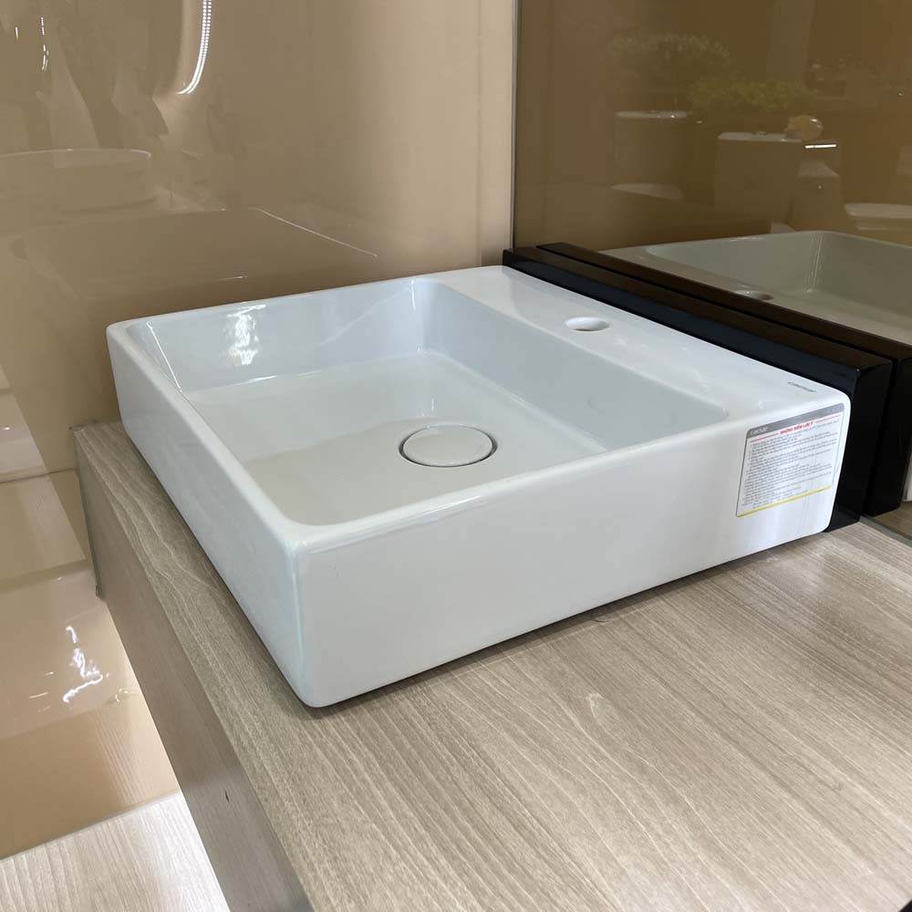 Chậu lavabo dương vành Caesar LF5017