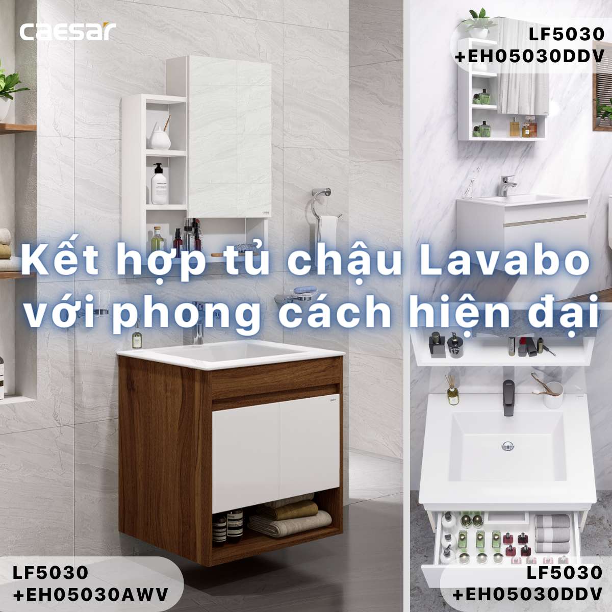 Chậu lavabo dương vành Caesar LF5030