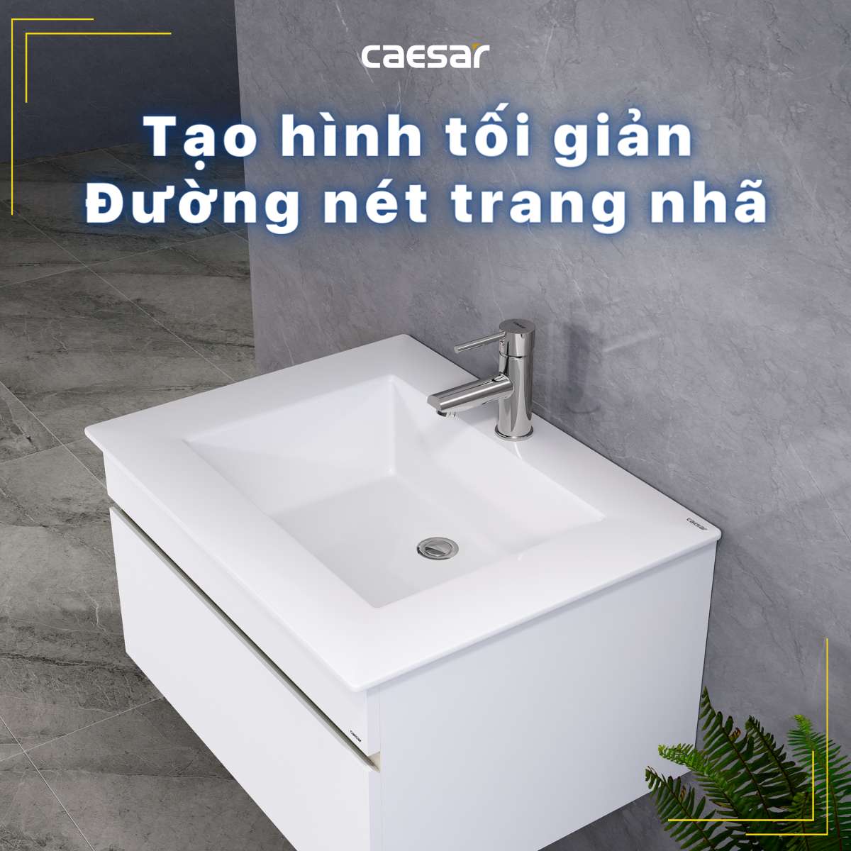 Chậu lavabo dương vành Caesar LF5030