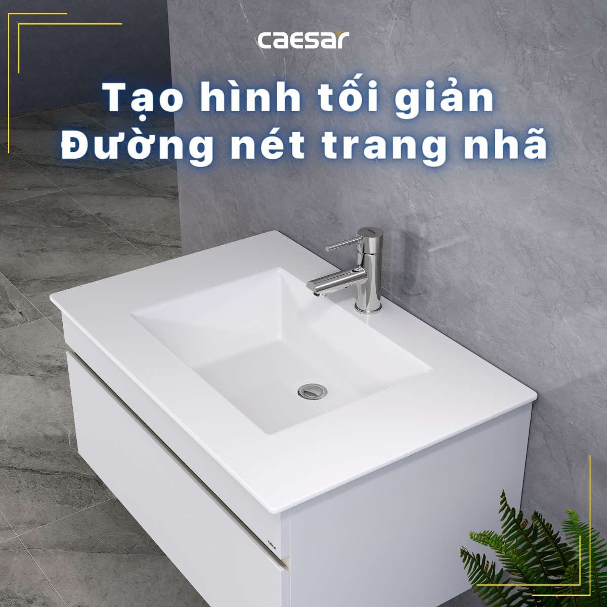Chậu lavabo dương vành Caesar LF5032
