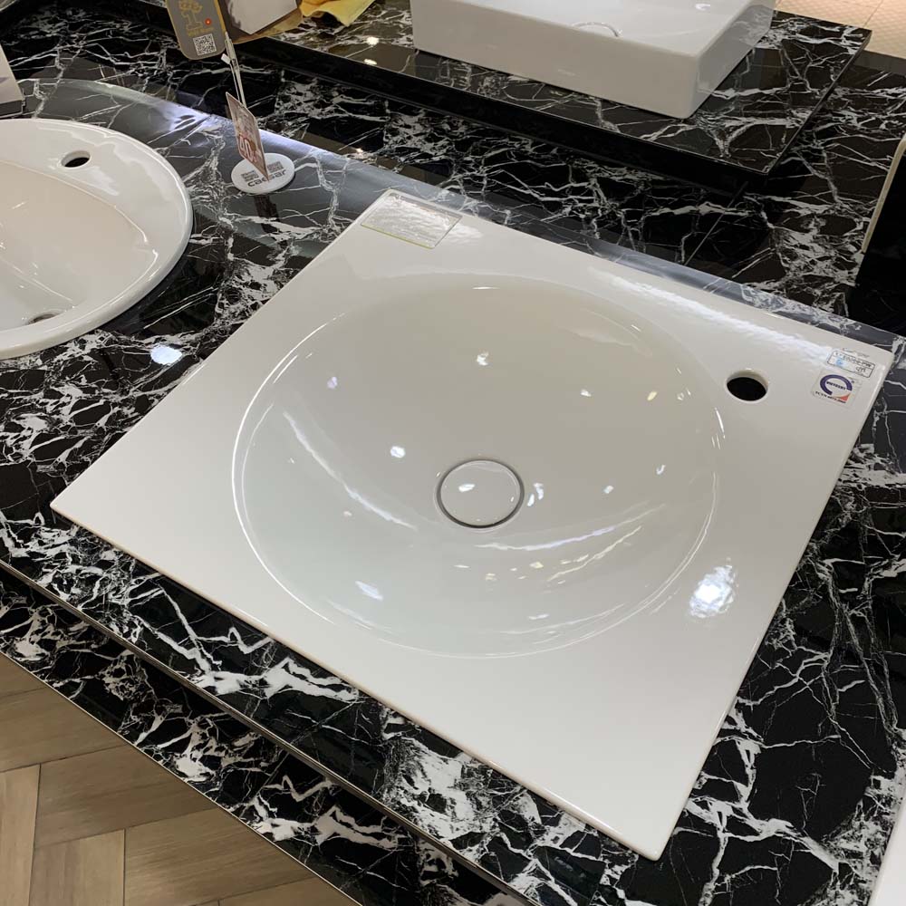 Chậu lavabo dương vành Caesar LF5038