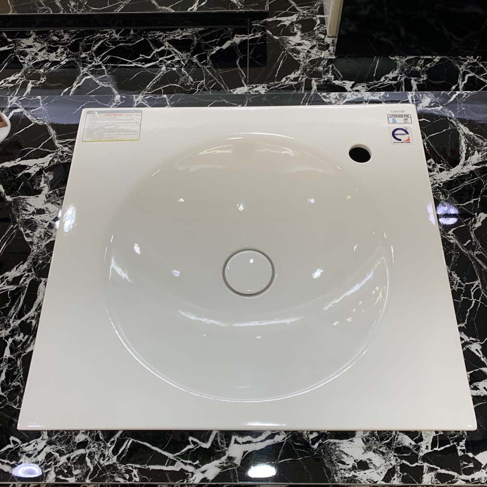 Chậu lavabo dương vành Caesar LF5038