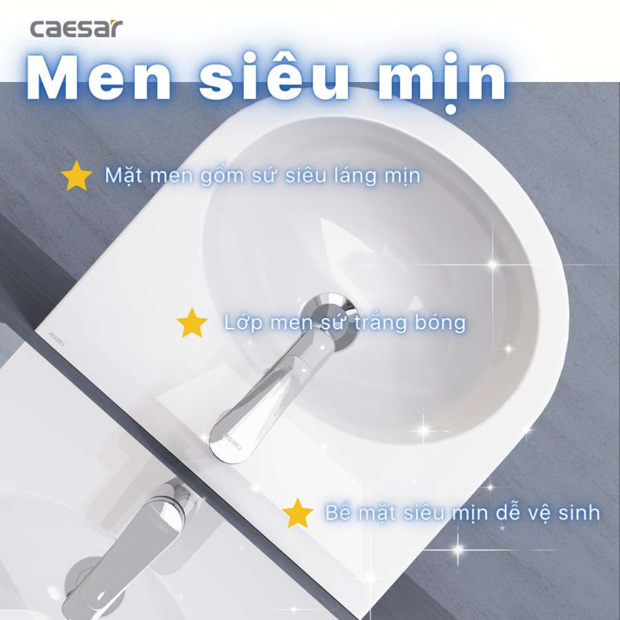 Chậu rửa lavabo treo tường Caesar L2140