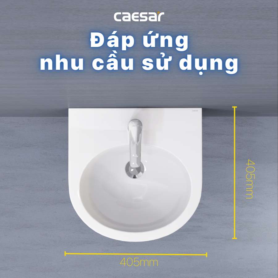 Chậu rửa lavabo treo tường Caesar L2140