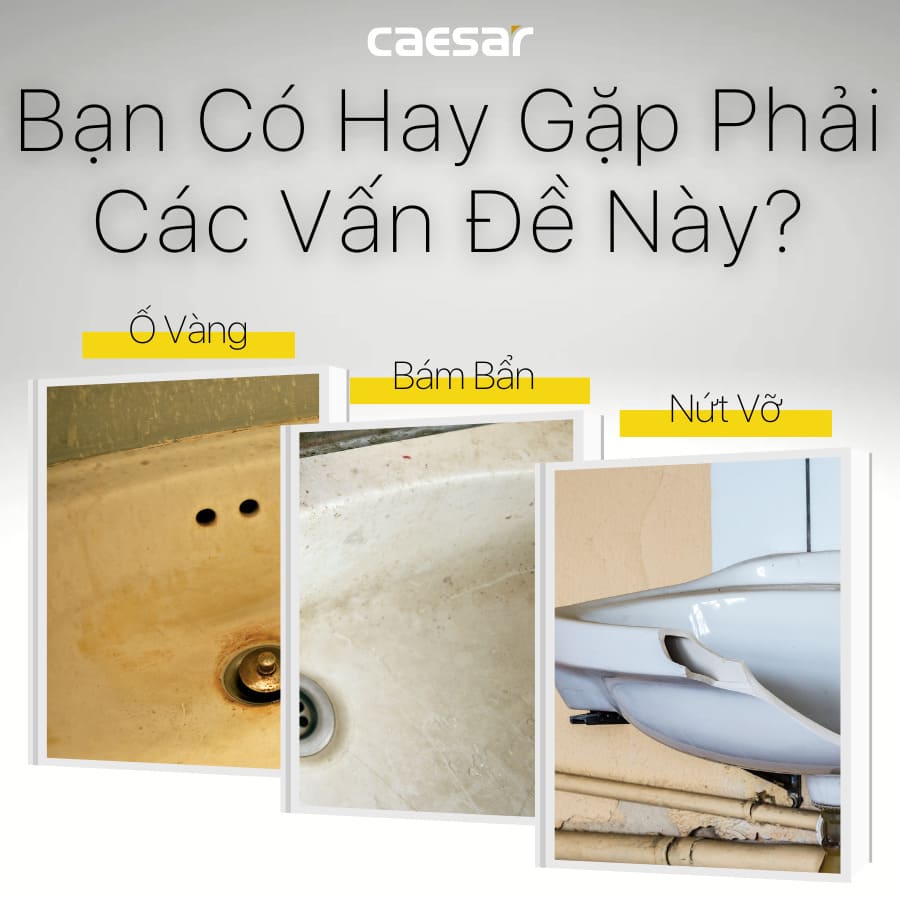 Chậu rửa lavabo treo tường chân dài Caesar L2150+P2445