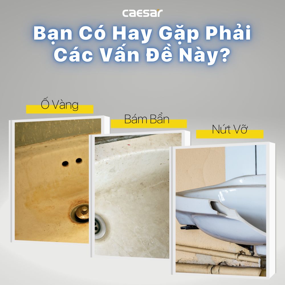 Chậu rửa lavabo treo tường chân lửng Caesar L2152+P2441