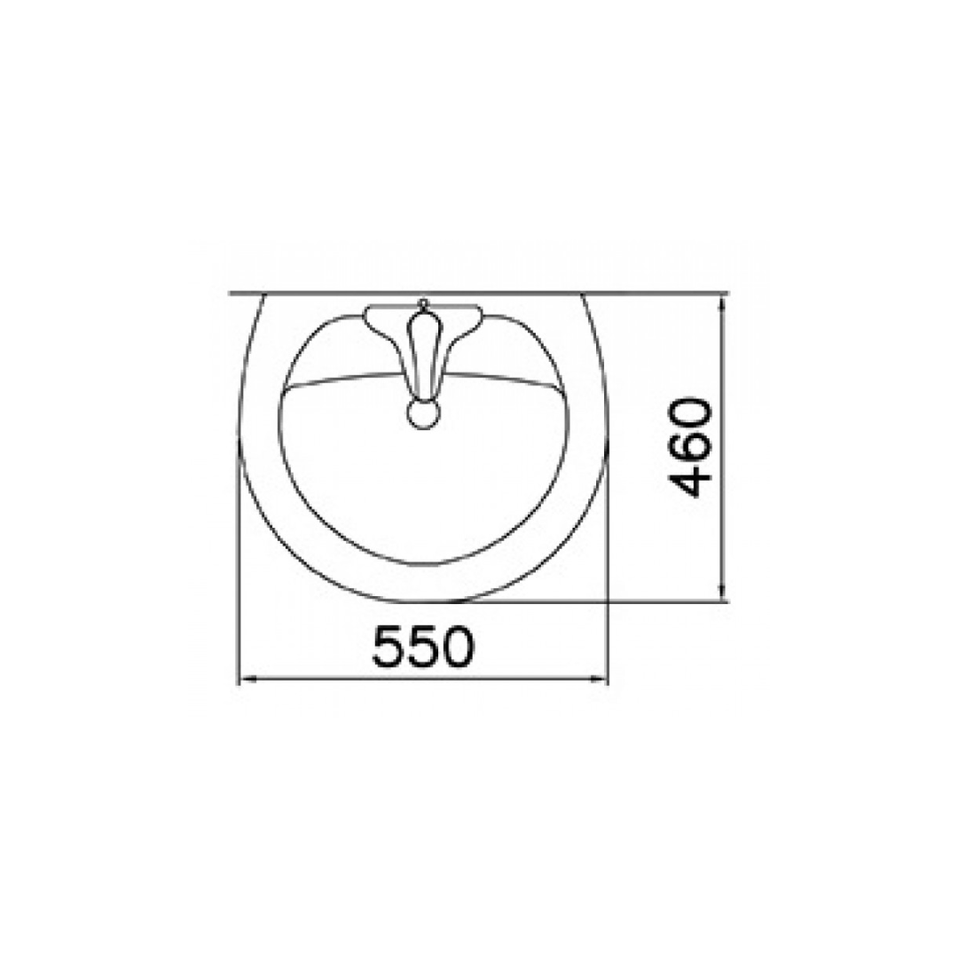 Chậu rửa lavabo treo tường Caesar L2220
