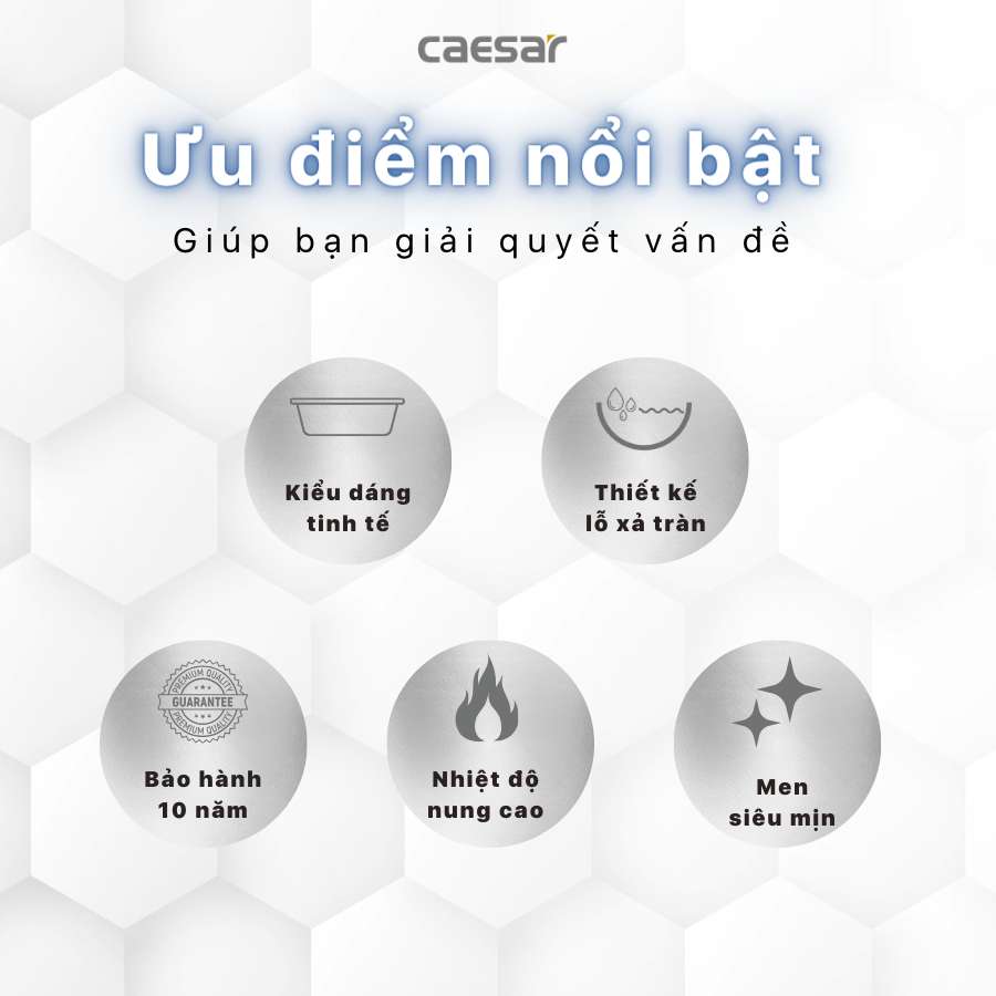 Chậu rửa lavabo treo tường đặt góc Caesar LF5238