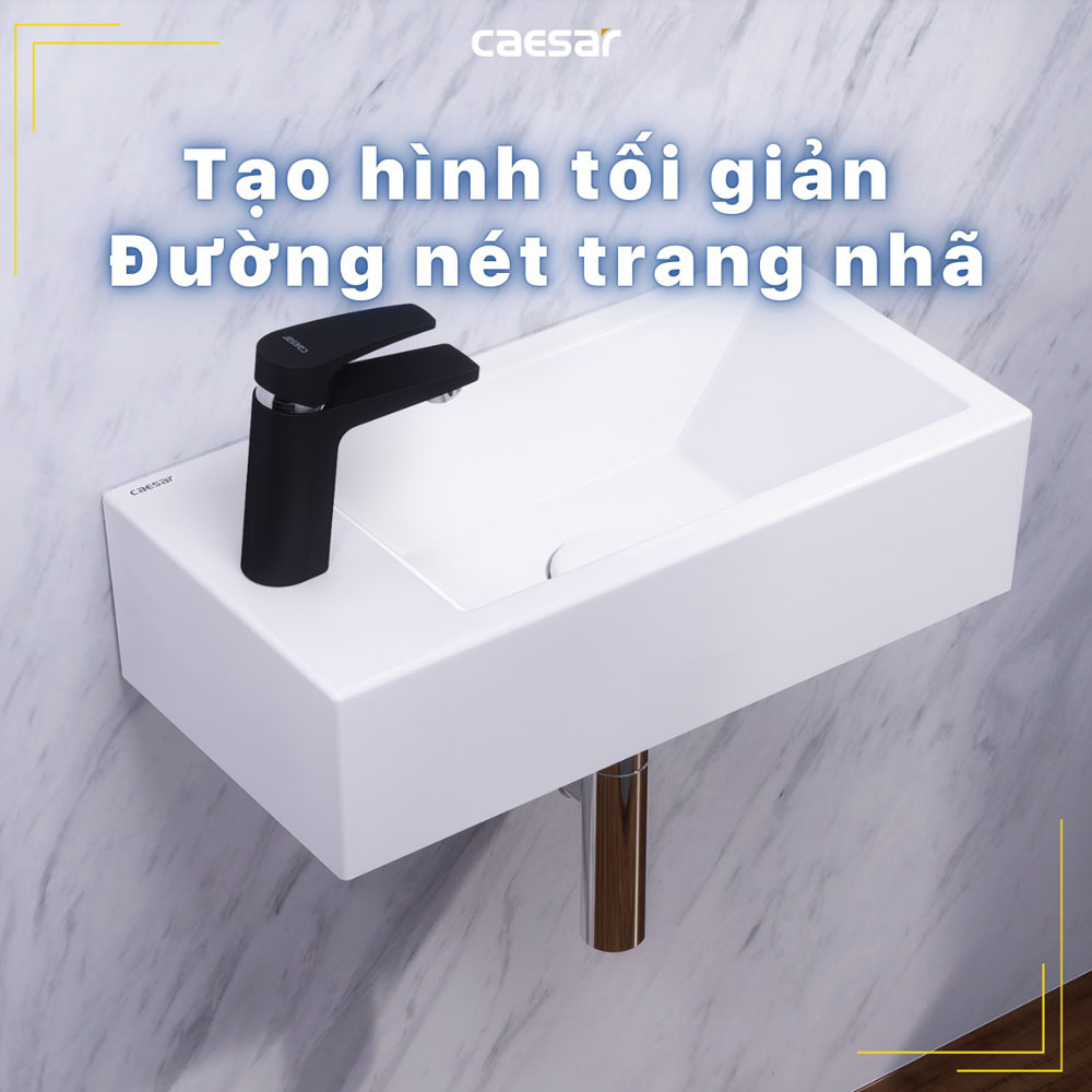 Chậu rửa lavabo treo tường Caesar LF5239L