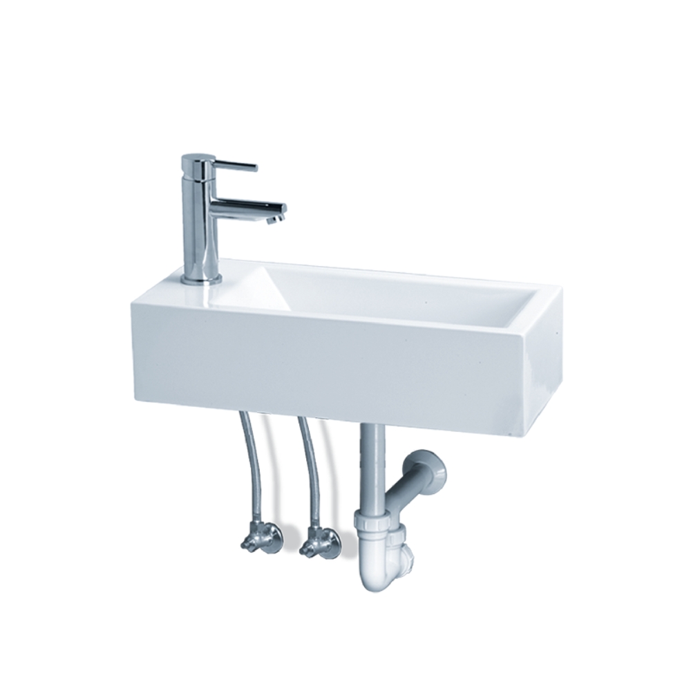 Chậu rửa lavabo treo tường Caesar LF5239L