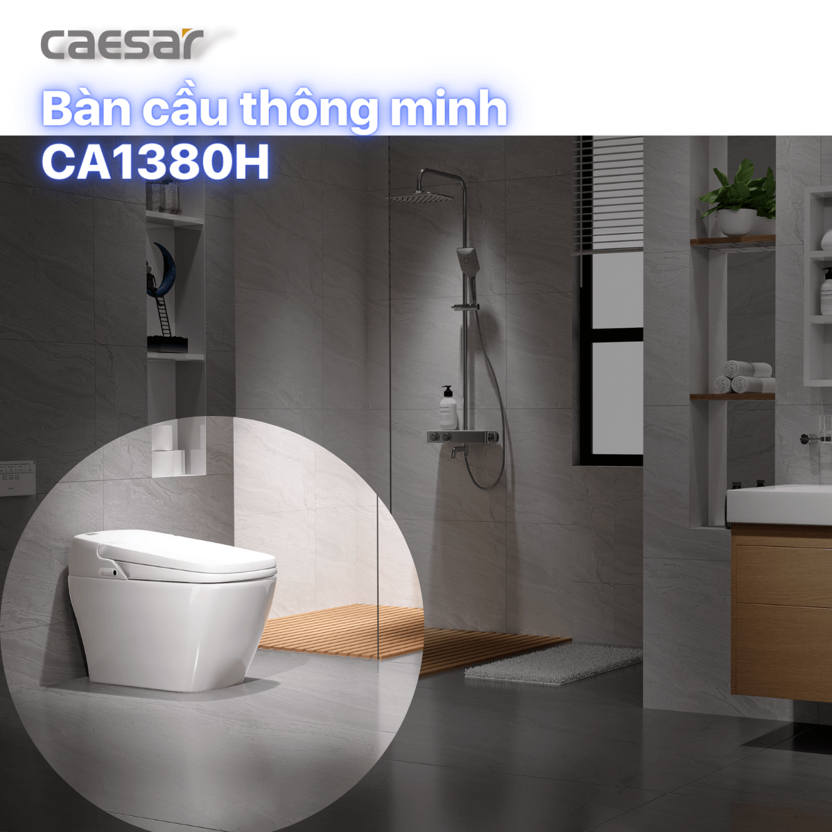 Bàn Cầu Điện Tử - CA1380H