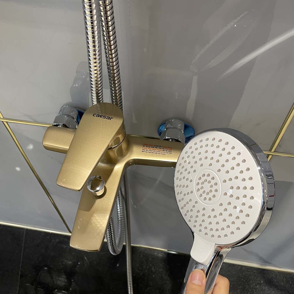 Bộ vòi sen tắm nóng lạnh Caesar S393C / CB / CW / CR / CG