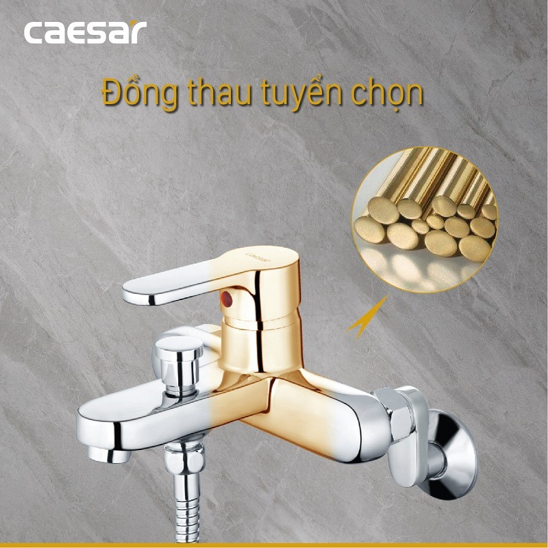 Bộ vòi sen tắm nóng lạnh Caesar S573C