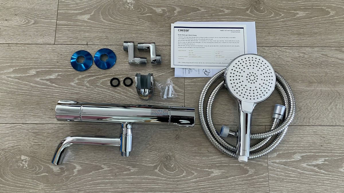Bộ vòi sen tắm nhiệt độ Caesar TS620