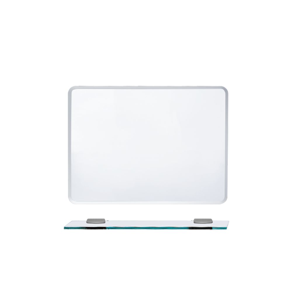 Gương soi phòng tắm kèm kệ kính Caesar M753VR 60x45cm (M116R + Q760V)