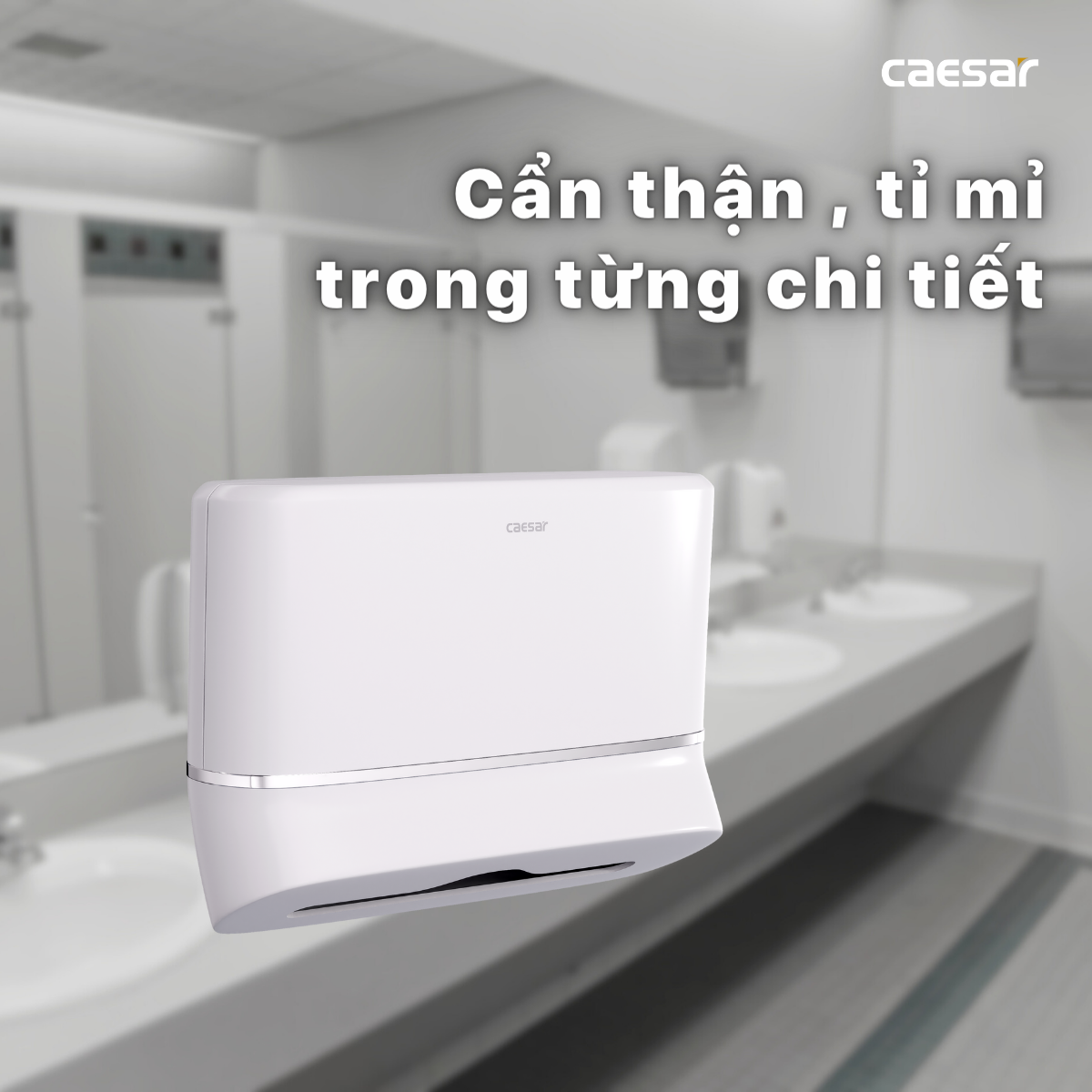 Hộp giấy vệ sinh Caesar H101
