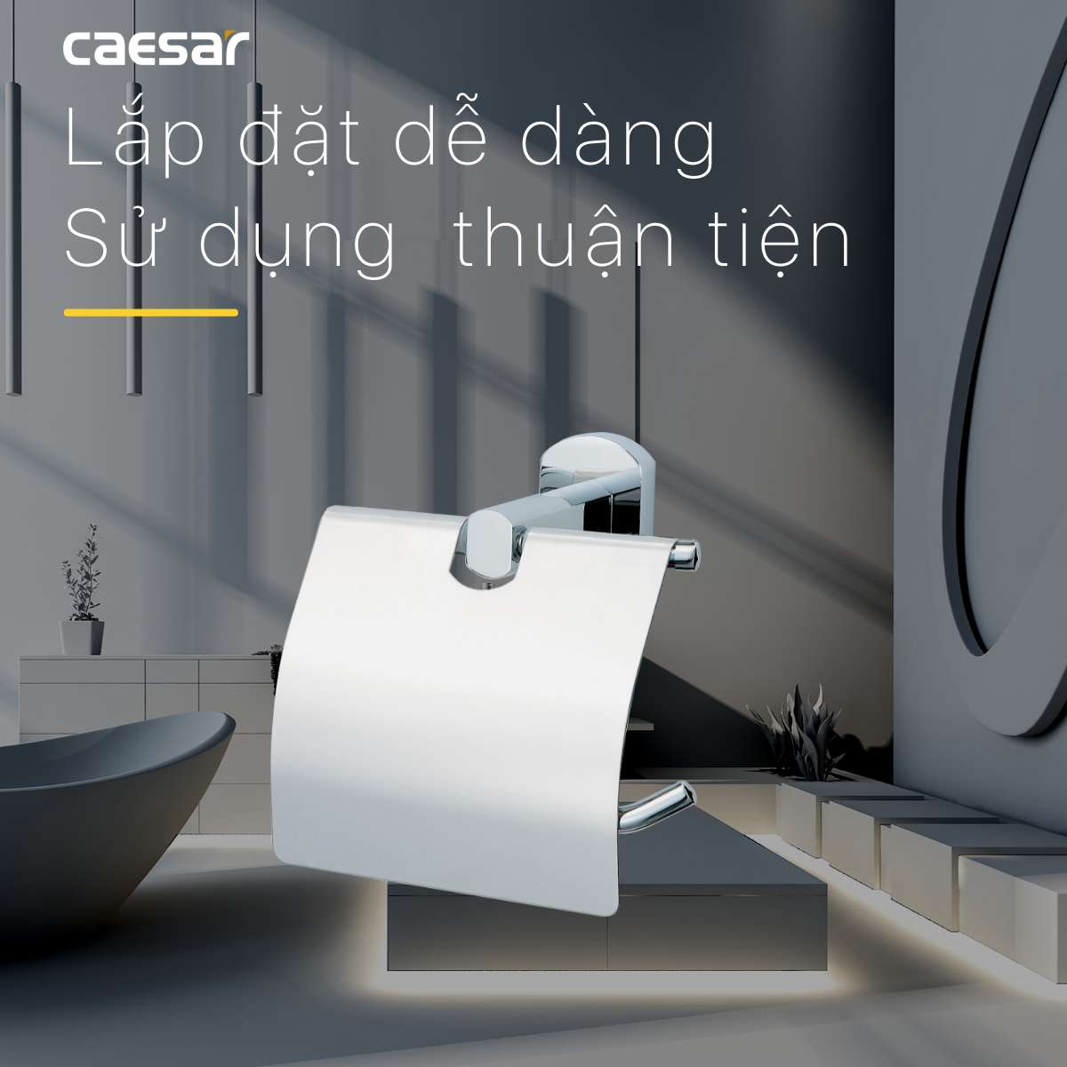 Lô giấy vệ sinh Caesar Q7304V