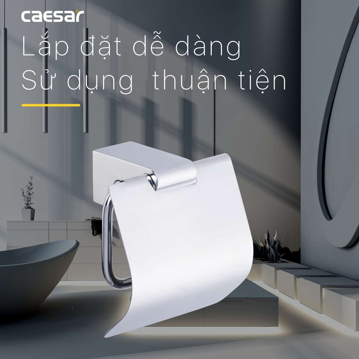 Hộp đựng giấy vệ sinh Caesar Q8804