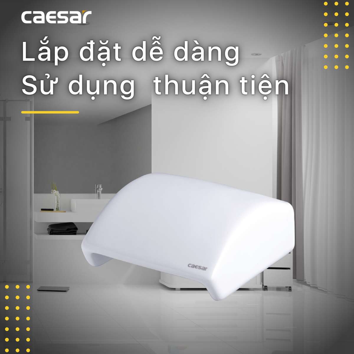 Hộp đựng giấy vệ sinh Caesar Q944