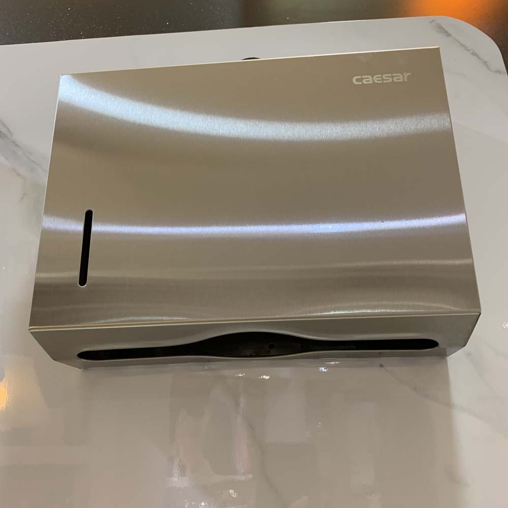 Hộp giấy vệ sinh inox Caesar ST127