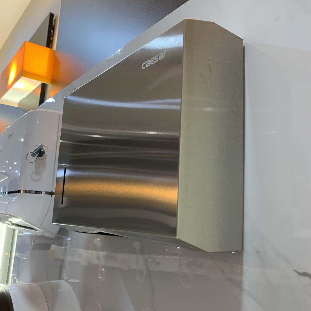 Hộp giấy vệ sinh inox Caesar ST127
