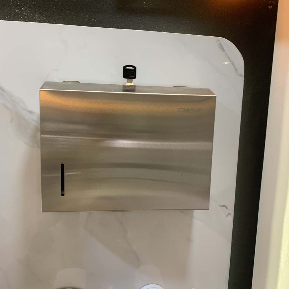 Hộp giấy vệ sinh inox Caesar ST127