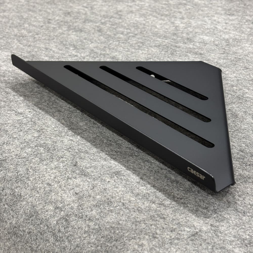 Kệ góc inox màu đen Caesar Q6314B