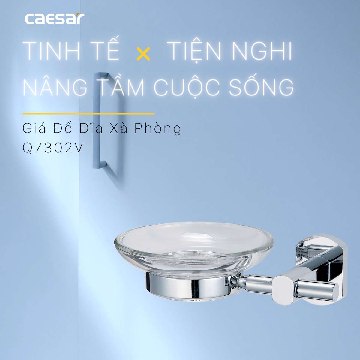 Giá để đĩa xà phòng Caesar Q7302V