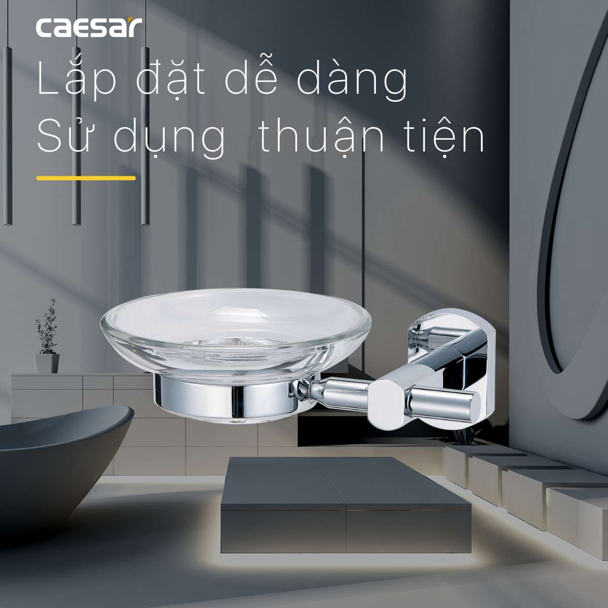 Giá để đĩa xà phòng Caesar Q7302V