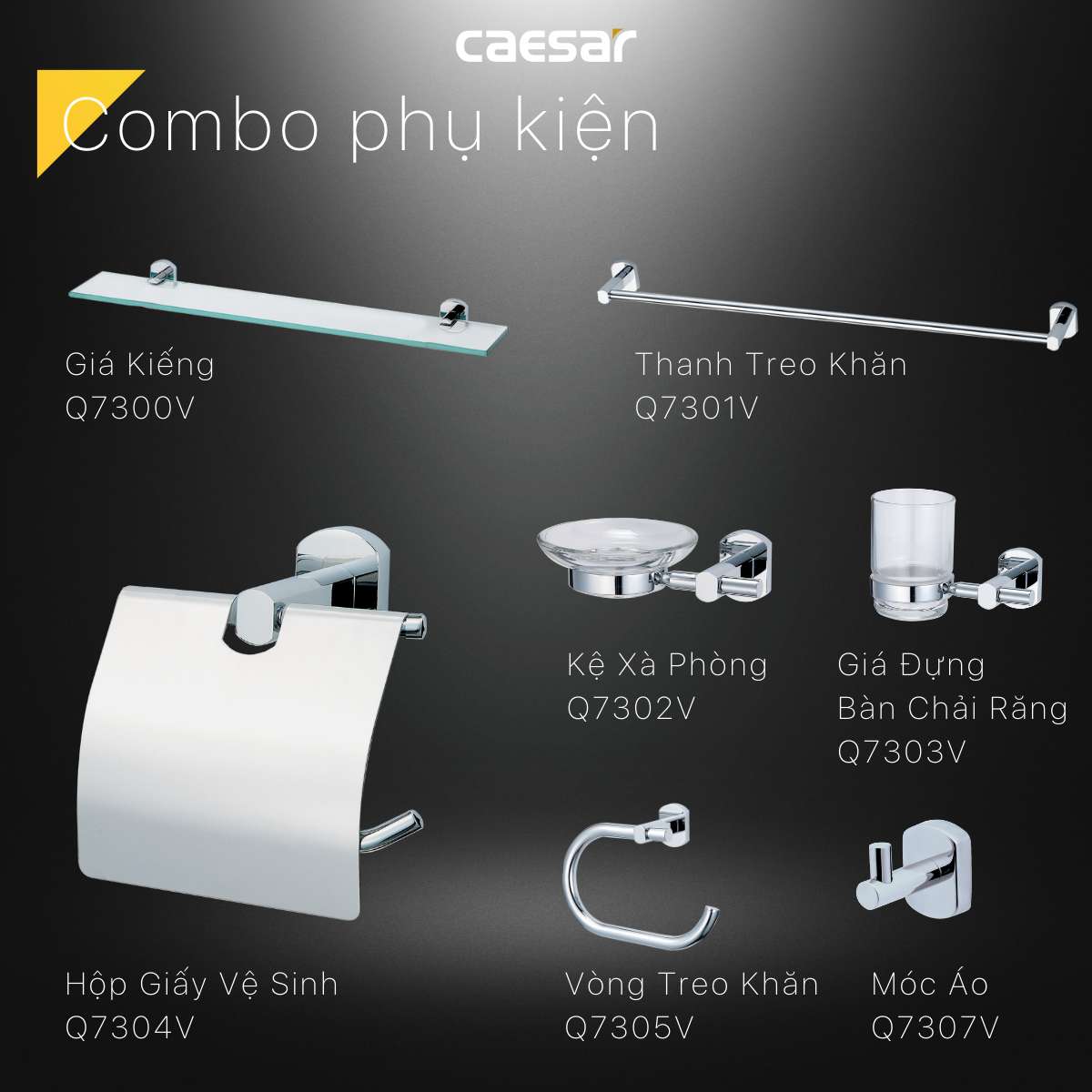 Giá để đĩa xà phòng Caesar Q7302V
