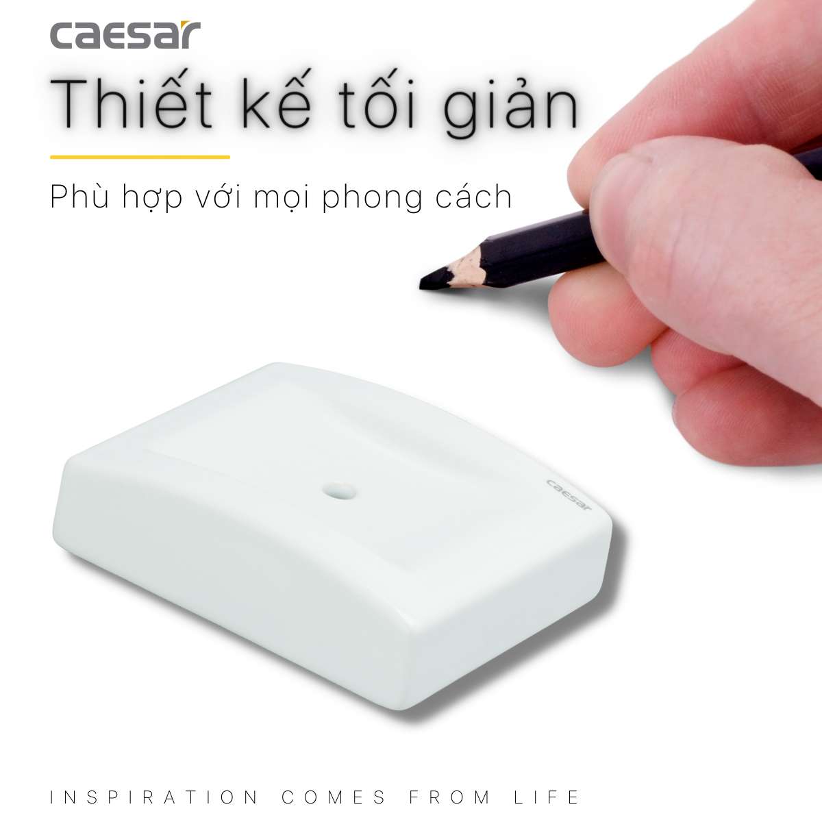 Kệ xà phòng sứ Caesar Q992