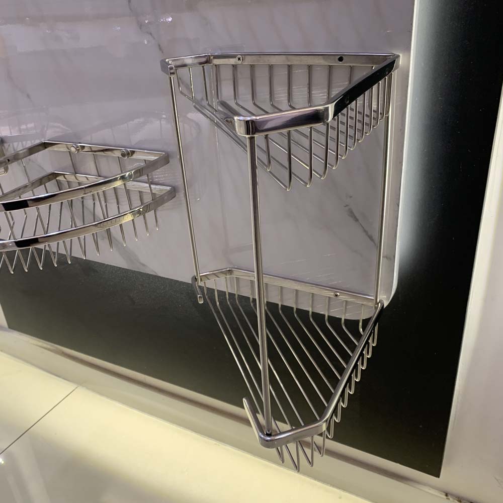 Kệ góc inox 2 tầng Caesar ST849