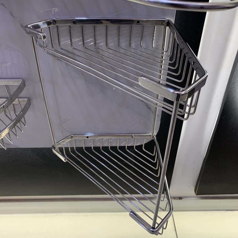 Kệ góc inox 2 tầng Caesar ST849