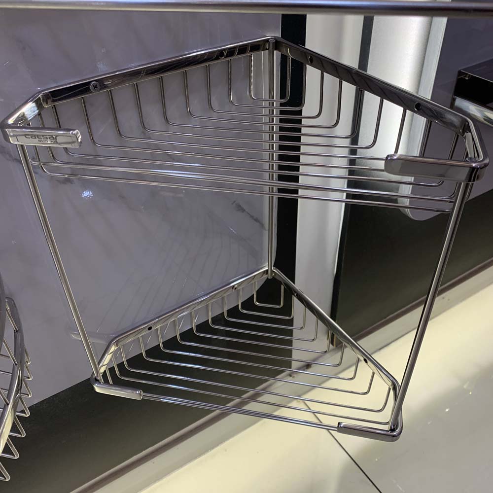 Kệ góc inox 2 tầng Caesar ST849