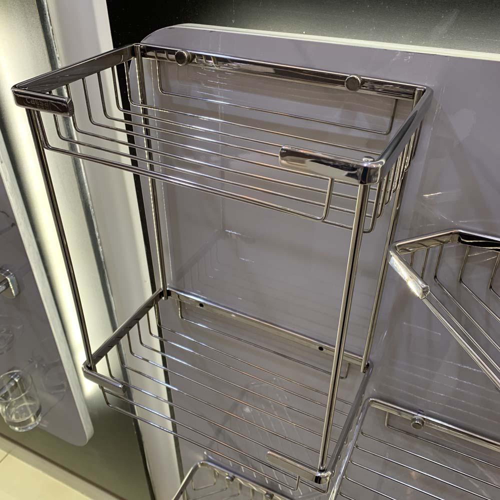 Kệ inox chữ nhật 2 tầng Caesar ST859