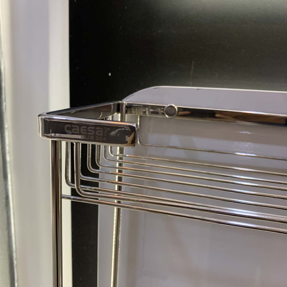 Kệ inox chữ nhật 2 tầng Caesar ST859