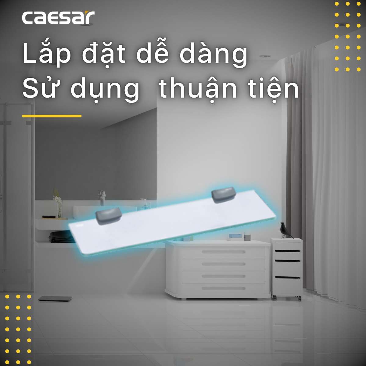 Kệ kính Caesar Q760V